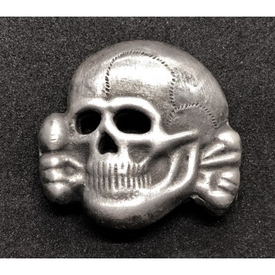 Waffen-SS Totenkopf Skull Badge For Hat (1st Design)