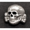 Waffen-SS Totenkopf Skull Badge For Hat (1st Design)