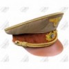 Adolf Hitler Visor Cap Brown - Embroidered