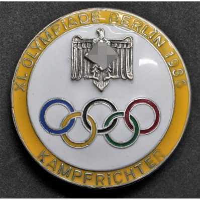 Badge for Judges of the Berlin Olympics 1936 (Yellow)