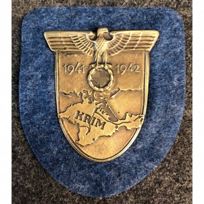 "Krim 1941-1942" Battle Shield (Gold)