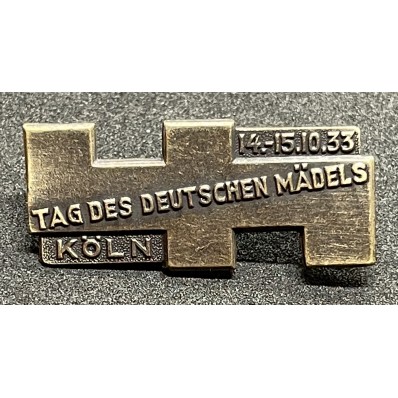 1933 Cologne Girls' Day badge