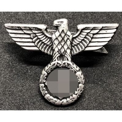 NSDAP Eagle Badge For Cap (Silver)