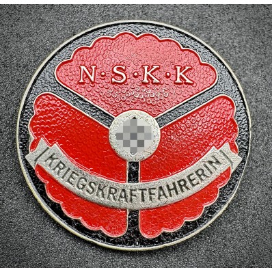 NSKK Kriegskraftfahrerin (female driver) Badge 3rd Class