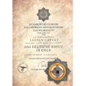 German Cross in Gold Award Certificate - Customised